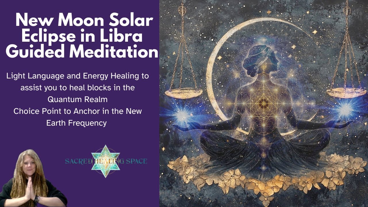 New Moon Solar Eclipse in Libra - Guided Meditation & Light Language Transmission