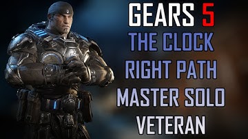 Gears 5 Master Solo Escape - The Clock Right Path (Veteran)