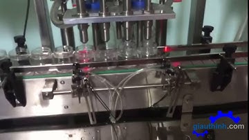 Dây chuyền chiết rót mật ong tự động có cấp đóng nắp siêu màng nhôm| Máy chiết rót mật ong