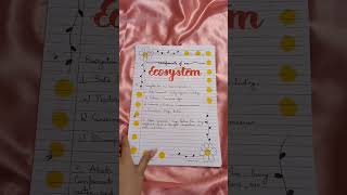 Science projects on ecosystem #youtubeshorts #art #schoolproject #diy #teacher #assignment #creative