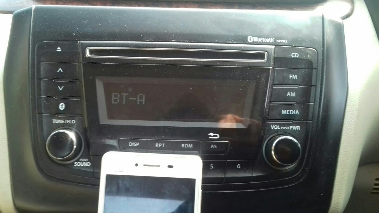 Phone Bluetooth connect car stereo new Maruti Suzuki dzire YouTube