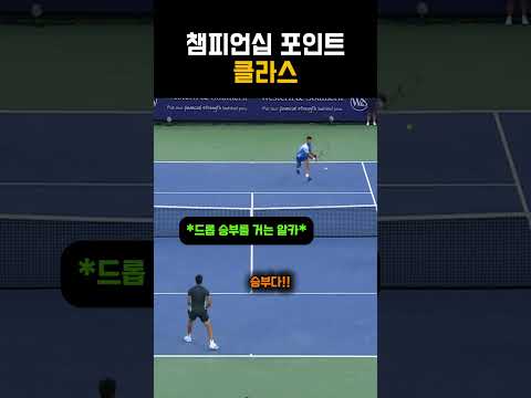 테니스 GOAT들의 챔피온십 포인트 클라스 #테니스
