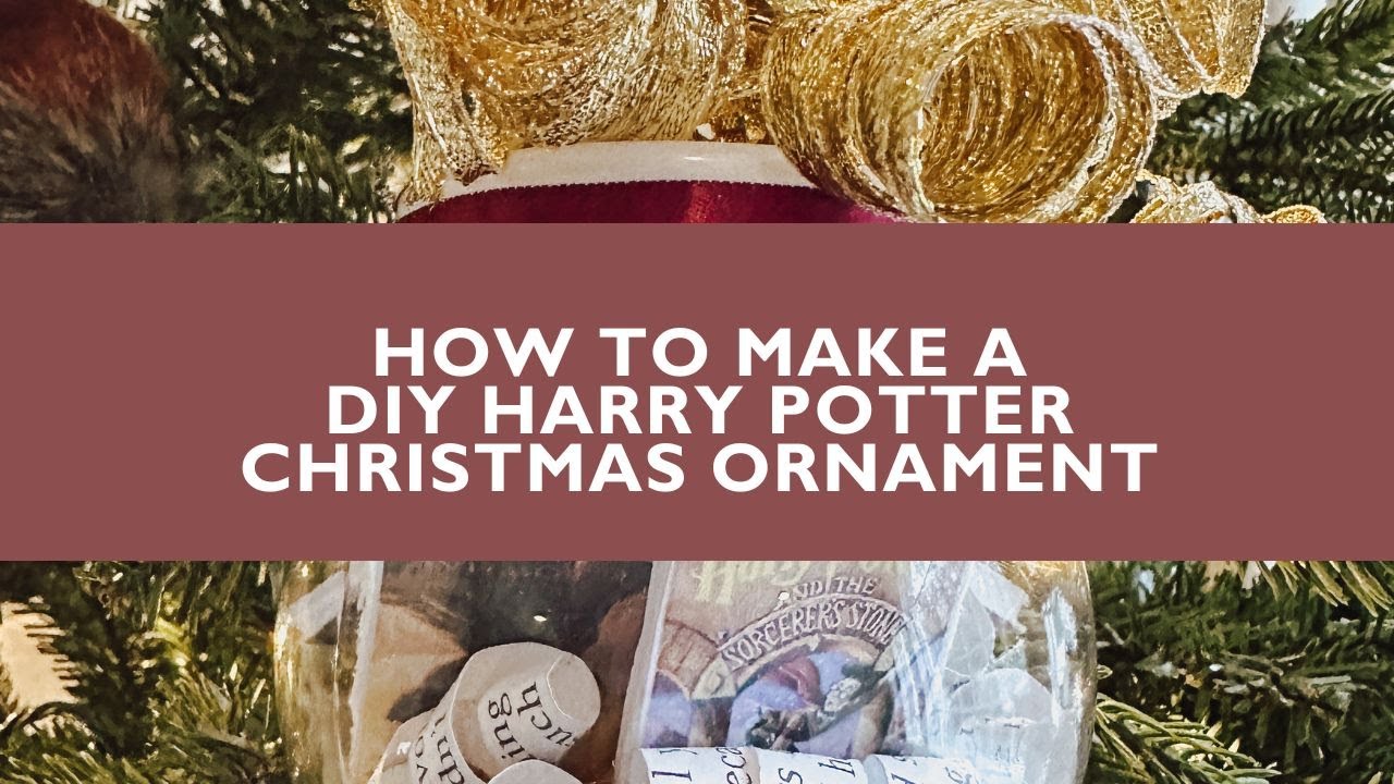 Super Simple DIY Harry Potter Golden Snitch Ornament + More Creative Harry  Potter Ideas - Sweet Party Place