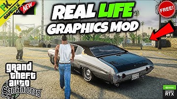 How To Install GTA San Andreas Real Life Graphics Mod (2025) 🔥 | Ultra Realistic Mod