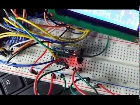 Arduino Real Time Clock with Temperature Monitor - YouTube