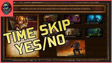 Time Skip AFTER Shadowlands? Can it Work?