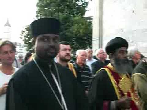 Orthodox Concelebration in Zurich 2008 - Reading f...