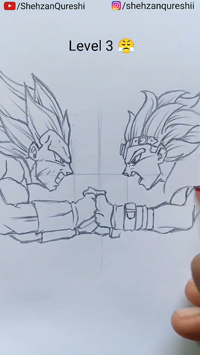 Vegeta, Desenho por Benjamin Lavoyer