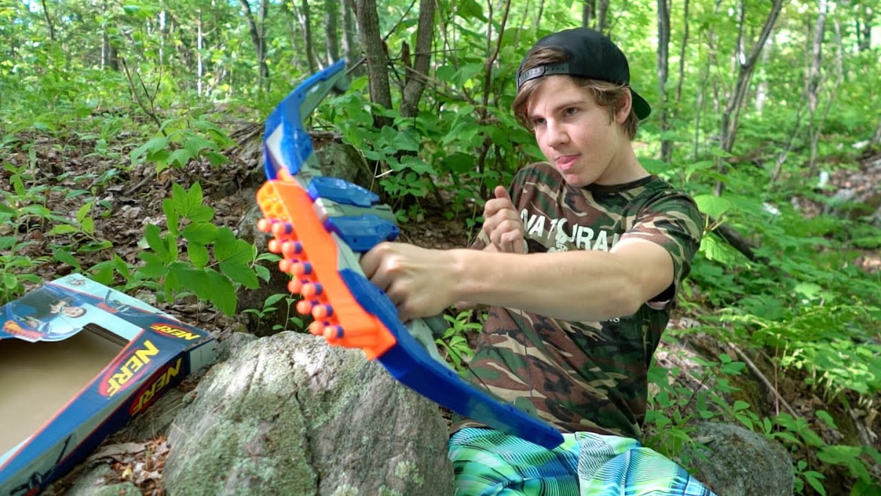 Nerf N-Strike Elite Stratobow Unboxing and Review - YouTube