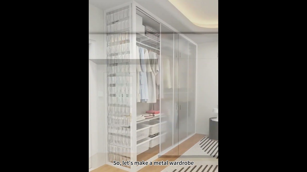 Metal wardrobe takes you away from the trouble of folding clothes