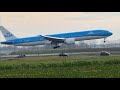 BOEING 777-306 KLM (SINGAPORE TO AMSTERDAM) ARRIVING AT AMSTERDAM AIRPORT SCHIPHOL PHBVP / KL836