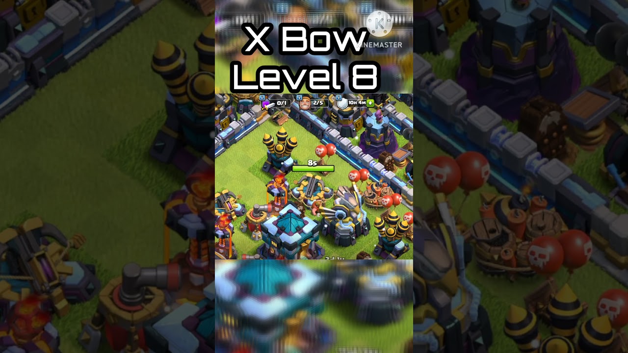 X Bow Level 8 Upgrade | Clash Of Clans 