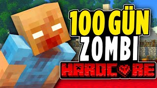 Zombi Kasırgasında Nasıl Hayatta Kaldım? / Minecraft 100 Gün Zombi Salgını Hardcore   Bölüm 3
