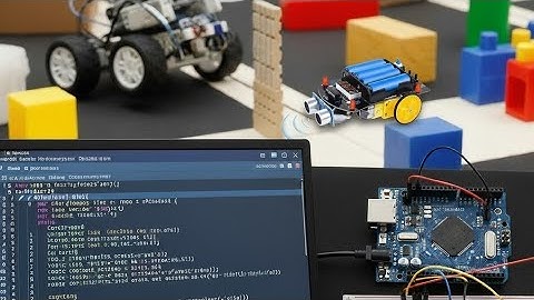 Lập trình Xe robot tránh vật cản  - Thiết bị 8051 vi điều khiển STC15W408AS - STEM, DIY Kit - Bài 1