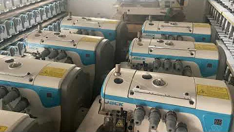 JACK E4  secondhand direct drive overlock sewing machine reconditioned by Tomsewing