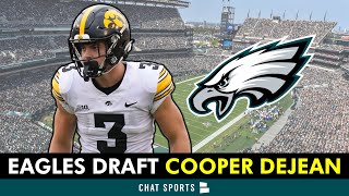 Cooper DeJean Selected By Philadelphia Eagles With Pick #40 In 2nd Round of 2024 NFL Draft