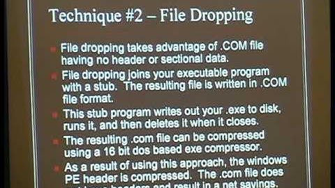 NOTACON 4: Techniques for 4kb Intro Development