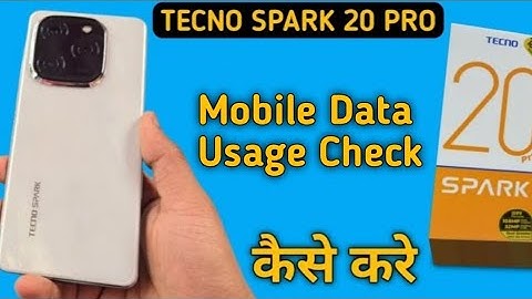 Tecno Spark 20 Pro data usage settings, how to see mobile data usage in tecno, data usage on notific