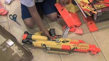 NERF Stampede Unboxing and Demo