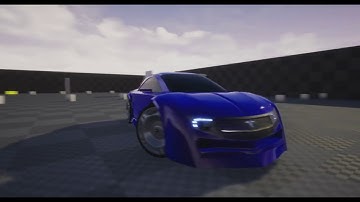Eco Concept Car wheeled vehicle (Unreal Engine 4)