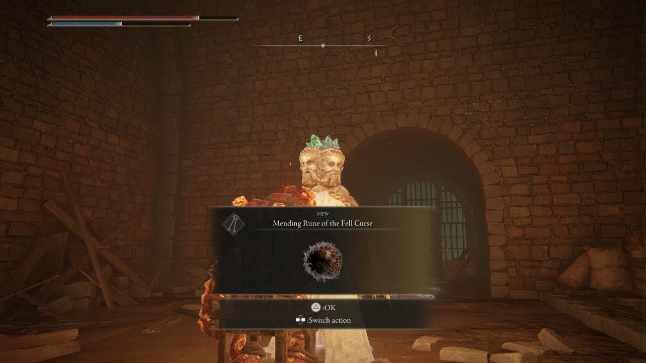 ELDEN RING How to get the Mending Rune of the Fell Curse (Dung Eater