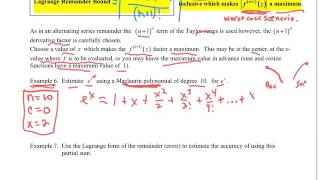 8.1 BC Error Est. for Alt Ser and Taylor