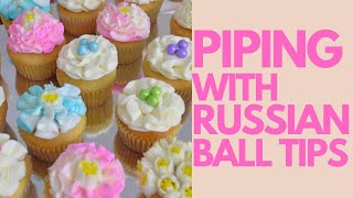 4* Russian Piping Nozzle Sphere Ball Icing Confectioners Pastry Tip Diy CupcUTRZ 