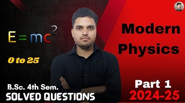 Solved B.Sc. 4th Sem. MJPRU Question paper 2024-25