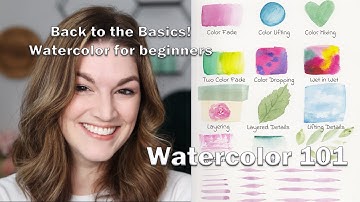 Watercolor 101 Back to Basics - What you need to know to get started!