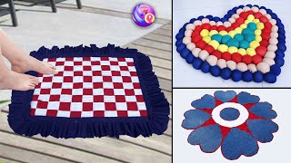 Beautiful Doormat Making || Old Clothe Reuse Ideas || Jeans Handmade Things