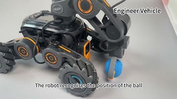 UGOT in Action: Terrain-Conquering Transforming Car + Color-Sorting Engineer Vehicle