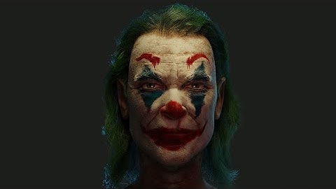 creating joker head (blender-2.82 and substance painter) (PART-2)