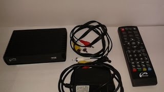 QFX Digital Converter Box with UL Adapter decodificador digital TV que no te afecte apagon analogico