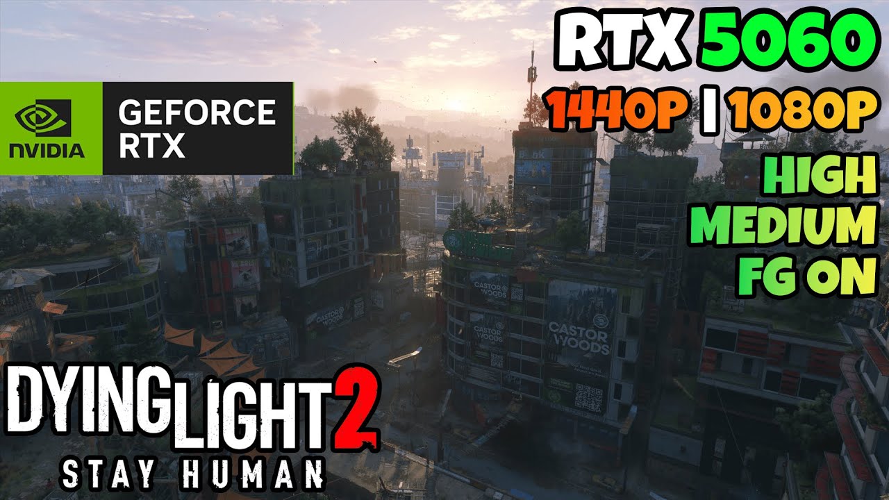 RTX 5060 | DYING LIGHT 2 | 1440P | 1080P | ВЫСОКОЕ | Не очень хорошо...