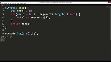 Javascript Tutorial - How to create a function that accepts infinite arguments