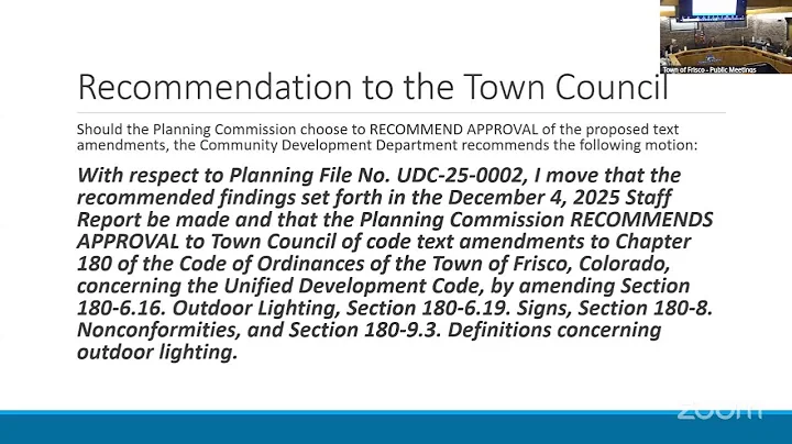 Planning Commission Meeting - December 4, 2025