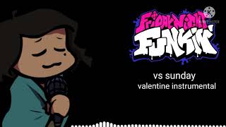 Friday night funkin' | vs Sunday | Valentine instrumental