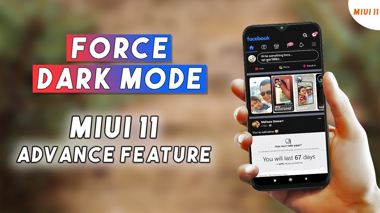 Force Dark Mode Every App in MIUI 11 | Enable Dark Mode on ...