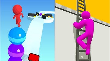 Stack Rider Vs Ladder Master 3D🧲🔥🧲New Update Max Walkthrough Gameplay HZA-1