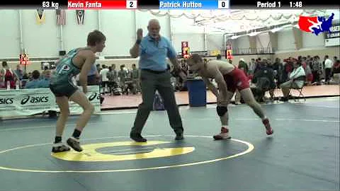 Kevin Fanta vs. Patrick Hutton at 2013 ASICS Unive...