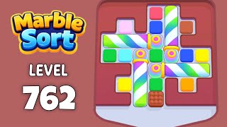 Marble Sort level 762 walkthrough solution 