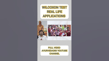 WILCOXON TEST- REAL LIFE EXAMPLES #shorts #youtubeshorts #wilcoxon #nonparametric #biostatistics