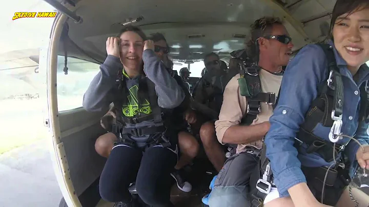 Tandem skydive of Bethany Brewer with Skydive Hawaii