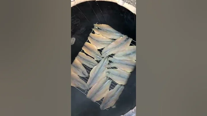 Yalla fish, cold smoking Haddock.