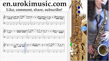 How to Play Saxophone (Alto) Ozuna - Dile Que Tu Me Quieres Tabs Part#2 um-i352