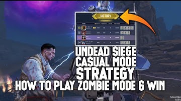 HOW TO PLAY ZOMBIE MODE UNDEAD SIEGE HOW TO UNLOCK HARD MODE CODM COD MOBILE 720p