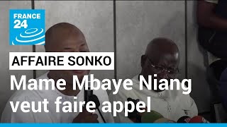 Condamnation d'Ousmane Sonko au Sénégal : le ministre Mame Mbaye Niang veut faire appel