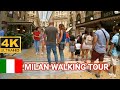 MILAN 4K WALKING TOUR  -  ITALY LOMBARDY REGION - 2021