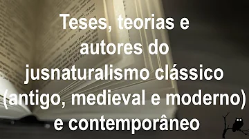 O que é o Jusnaturalismo moderno?