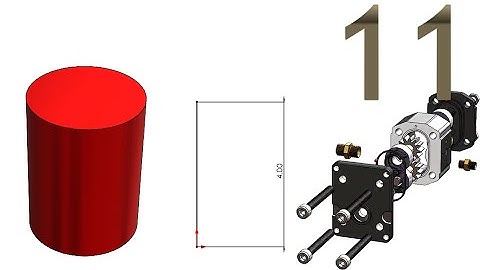 11-Project 52| Hydraulic Gear Pump 2 |SolidWorks Tutorial: mounting pin